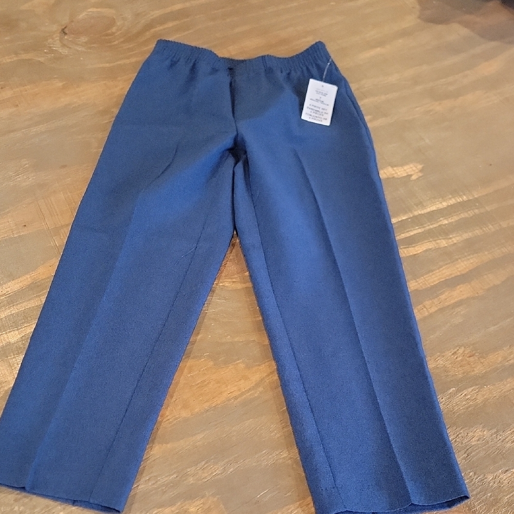 Van Heusen Blue Formal Pants Classic Straight-Leg